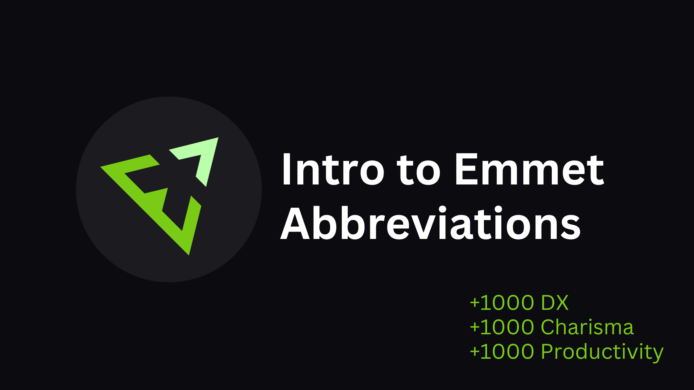 Intro to Emmet Abbreviations