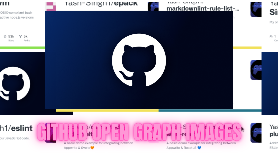 Using Open Graph Images over github-readme-stats